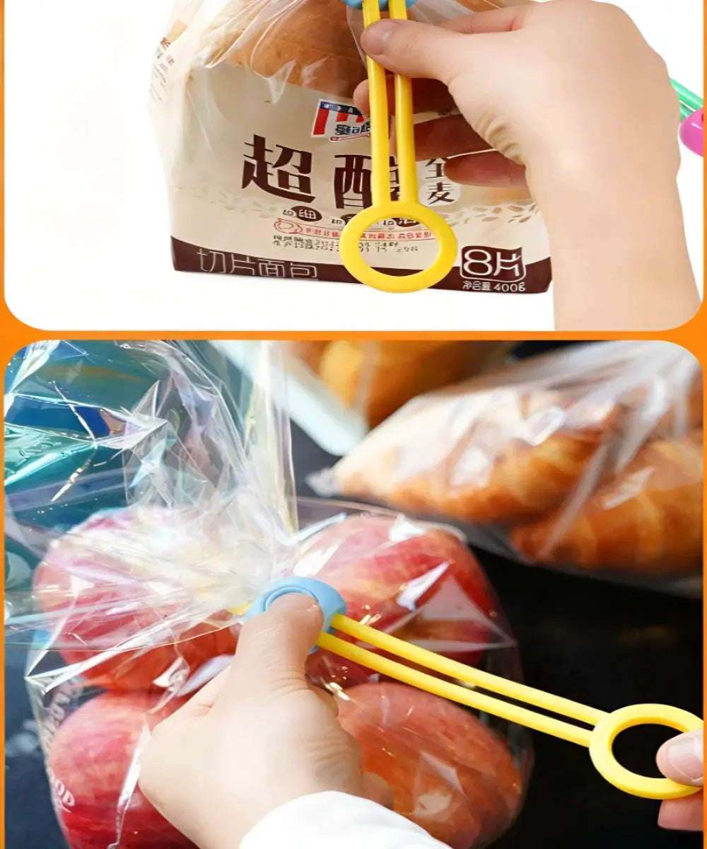 3PCS Magic Plastic Bag Sealing Clip-Multipurpose Food Storage Tool, Reusable Sealer Clip for Kitchen Food Preservation from PriceLows™