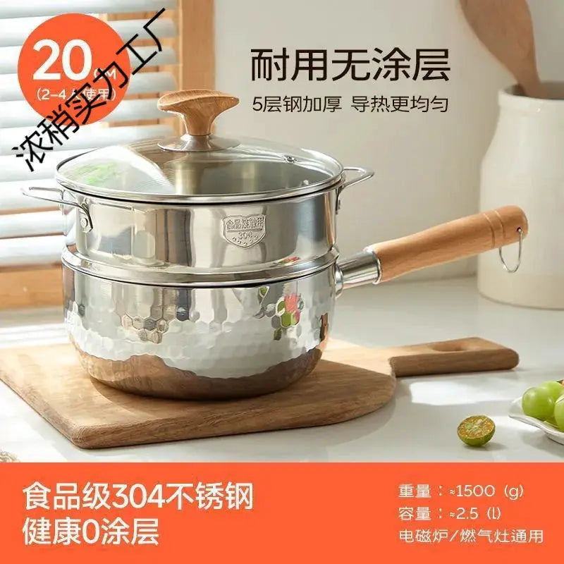 Milk Pot With Nonstick Coating | Stainless Steel | Food Grade