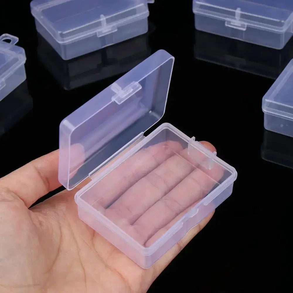 10PCS Mini Boxes Rectangle Plastic Clear Dustproof Storage Case For Small Items Container Jewelry Earrings Beads Packaging Boxs from PriceLows™