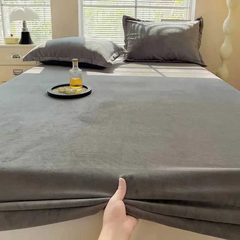 Flannel Fitted Sheet | Deep Pocket 25cm | Fade Resistant | Single To King