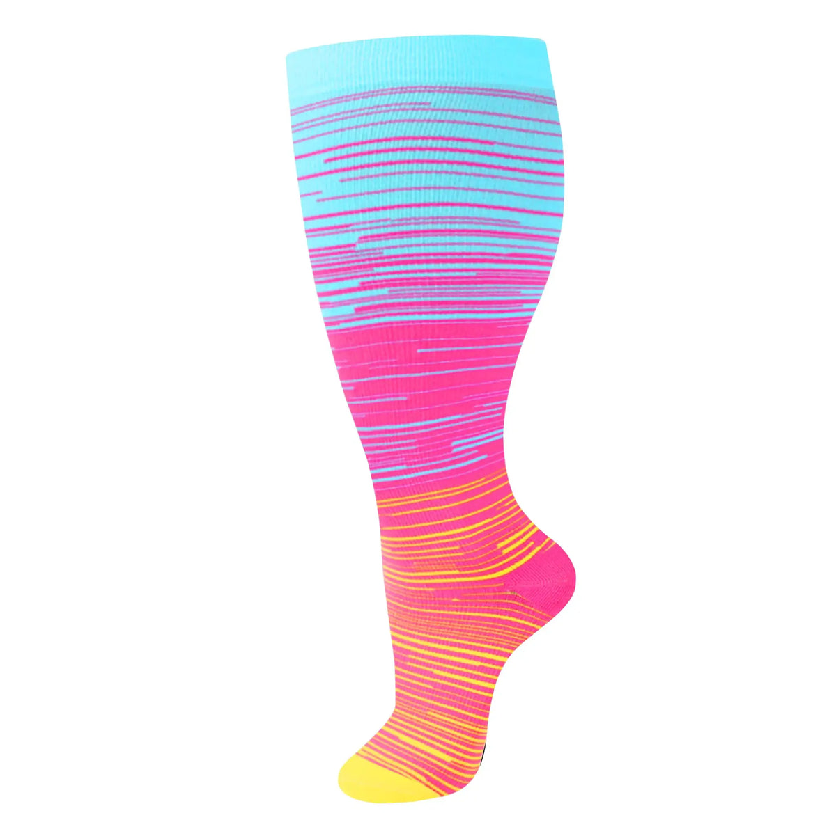Compression Socks | 20-30 Mmhg Pressure | Wide Calf | 2Xl To 4Xl