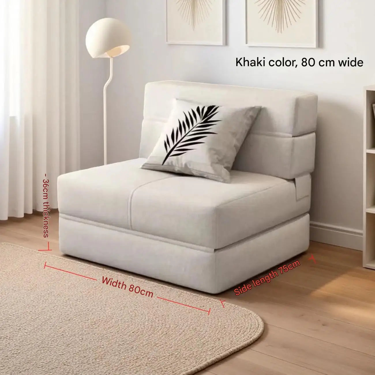 Sofa | Sponge Filling | Hemp Fabric | Single, Double, Triple