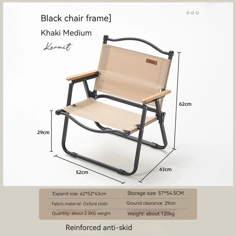 Camping Chair | Aluminum Frame | Ultra-Light Portable | Green