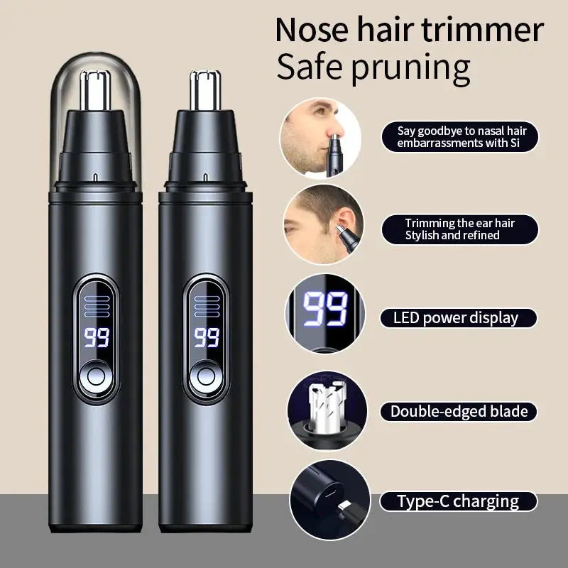 Mini Pocket Nose Hair Trimmer Painless Clipper Nose Ears Hair Eyebrow Waterproof Portable Trimmer For Men Women from PriceLows™