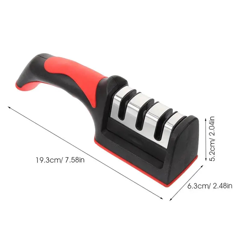 Quick Knife Sharpening Tool - Non-Slip Base Kitchen Sharpener for Home Outdoor Camping Chef Knives from PriceLows™