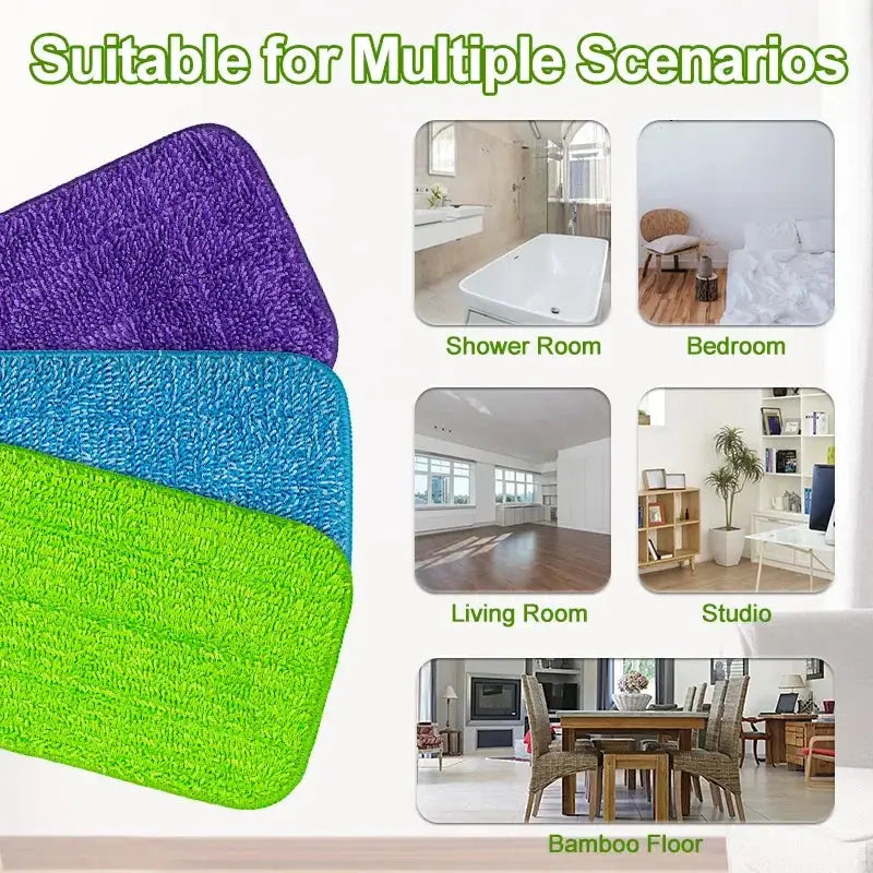 2PCS Reusable Mop Pads for Swiffer WetJet, Microfiber Refills Washable Mop Refill Pads Wet Dry Mop Replacement Heads from PriceLows™