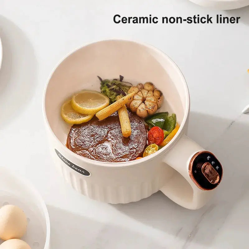 Smart Electric Cooker | 3 In 1 Functions | 600W Power | Compact Portable