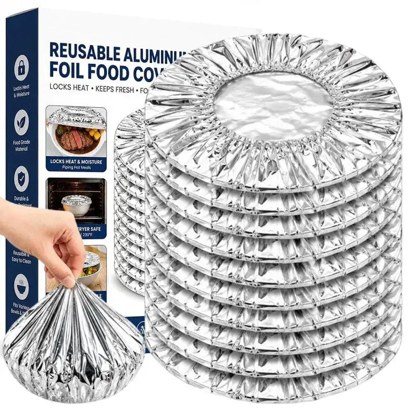 Elastic Food Covers | Disposable Plastic | Foldable Design | Size 21 By 21 Cm