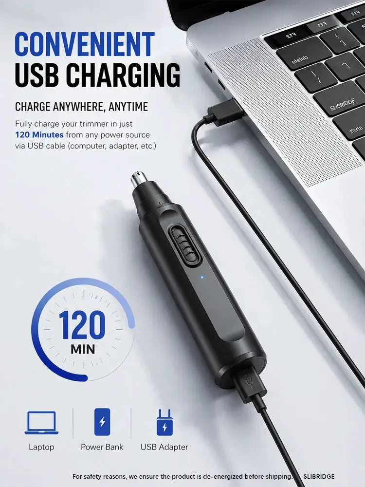 Upgrade 2.0, Rechargeable electric nose hair trimmer Nose hair razor Ear hair trimmer Spot hair trimmer Spot shaving from PriceLows™