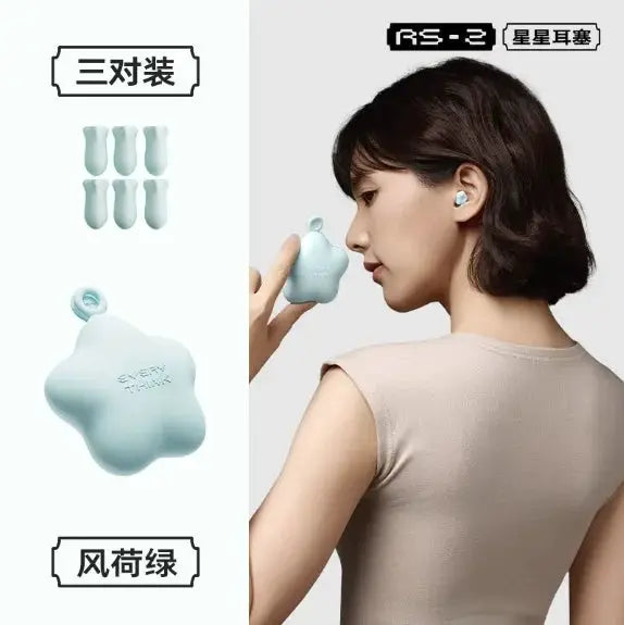 EVERYTHINK Ear Plugs Sleeping Noise Reduction Soft Ear Care Sound Insulation Ear Portable Protection Earplugs Eye Mask New from PriceLows™