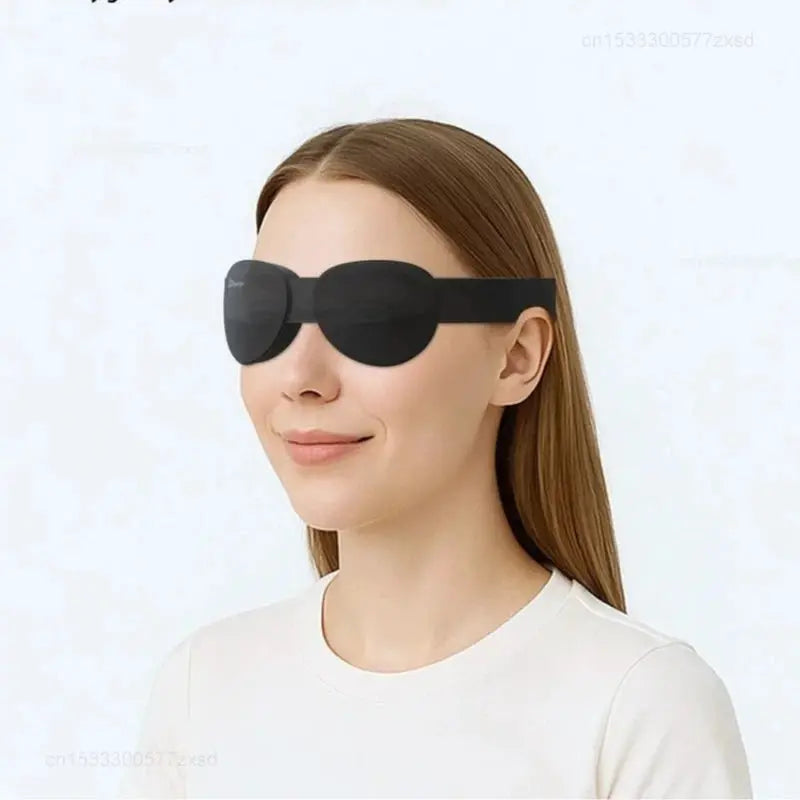 Dreamlight 3D Travel Eye Mask Sleep Blackout 3D Stereoscopic Sleep Aid Portable for Men Women Adult Adjustable Blindfold from PriceLows™