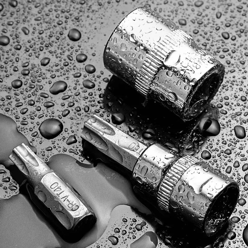 Professional 34-piece plum blossom bit socket and E-type star socket set handheld tool with storage box from PriceLows™