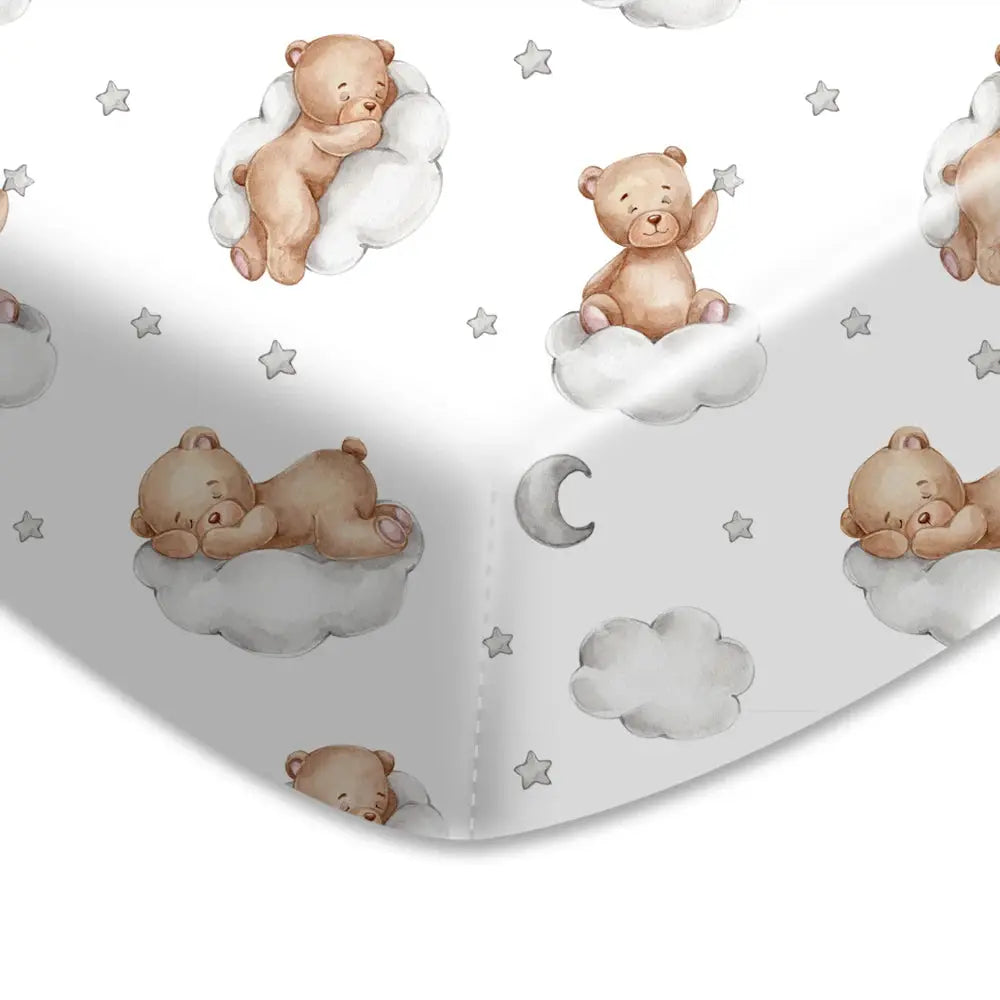 HappyFlute New One Piece Cartoon Print 70*130CM Elastic Band Design Skin-friendly&Breathable Baby Bed Sheet from PriceLows™