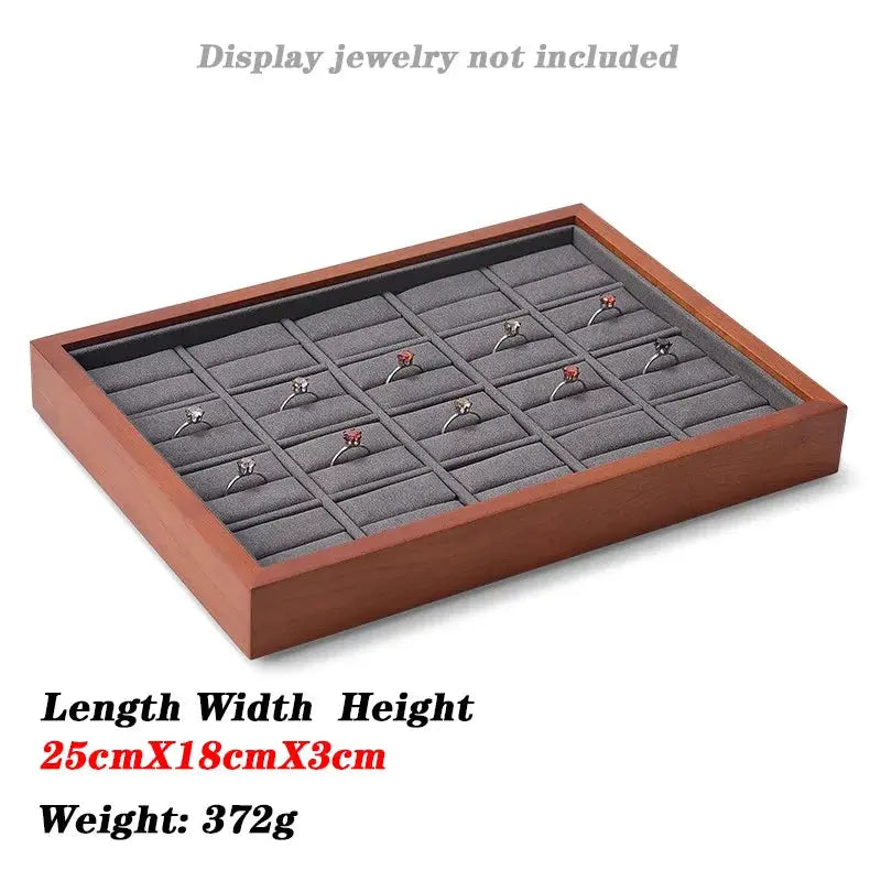 Jewellery Box Organiser Wooden Jewelry Storage Box Jewelry Storage Box Jewelry Necklace Ring Display Box Earring Storage from PriceLows™
