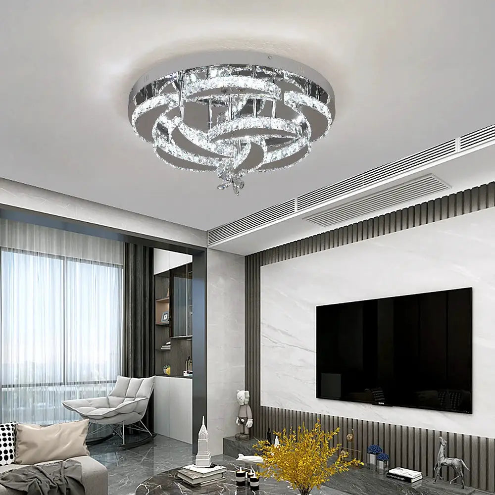 VETRULUS Luxury K9 Crystal Chandelier Modern Ceiling Lamp Led Living Dining Room Decor Pendant Light Dimmable Lustre Home from PriceLows™