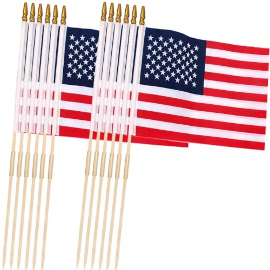 Flags | 12x18 Inch | 12-Pack Outdoor Flags | 250th Anniversary Theme