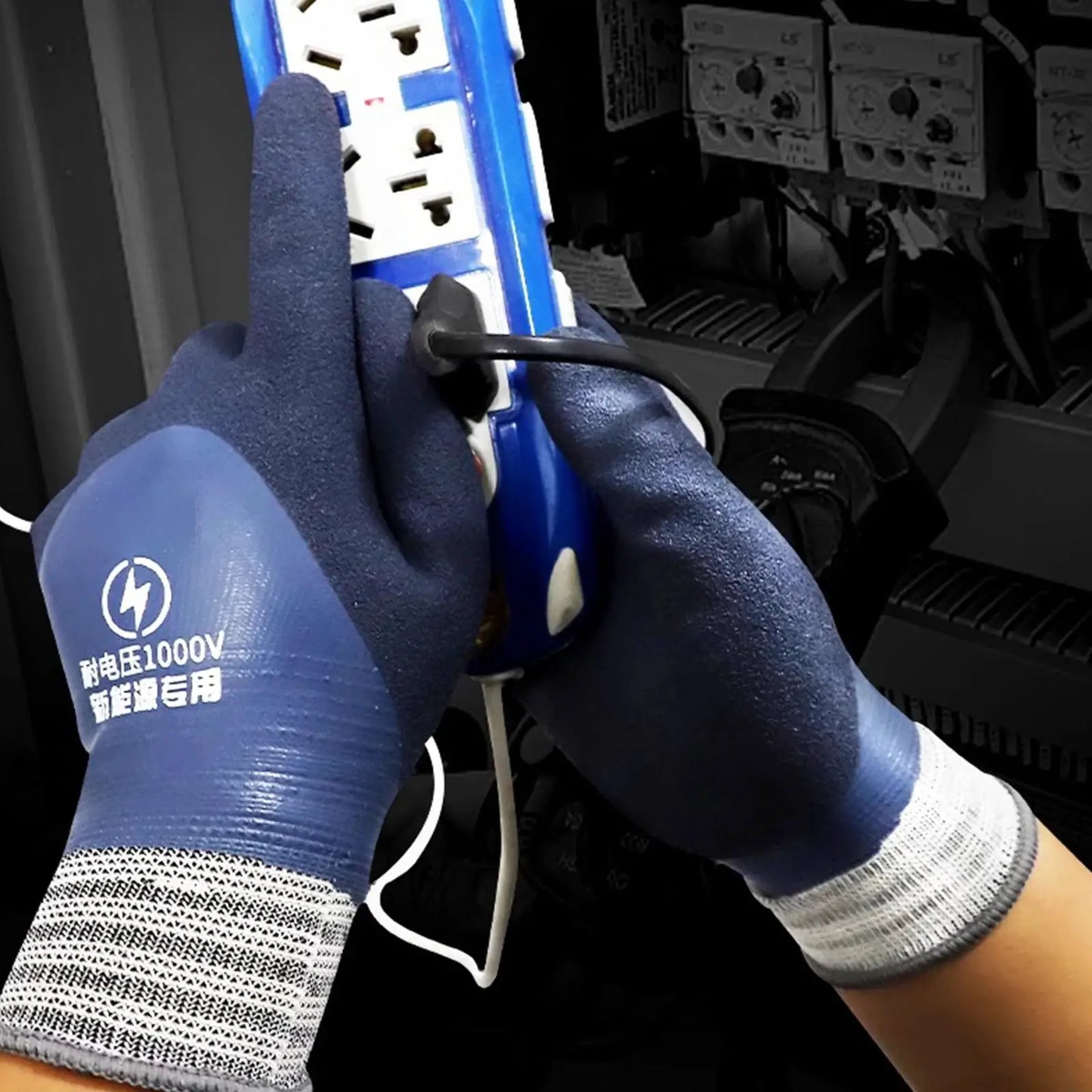 Electrician Insulating Gloves Withstanding Voltage1000V Work Gloves Rubber Insulated Gloves for Electrical Maintenance Prevent S from PriceLows™