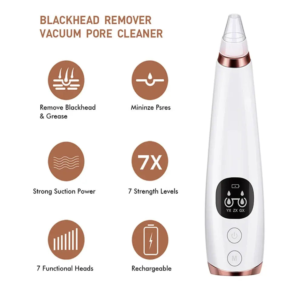 Electric Blackhead Remover Vacuum Acne Cleaner Black Spots Removal Facial Deep Cleansing Pore Cleaner Machine Skin Care Tools from PriceLows™