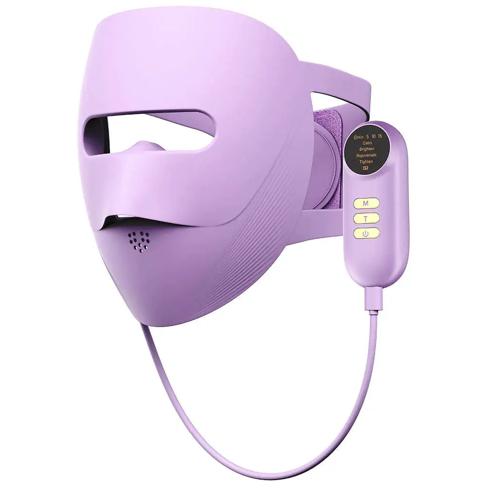 3D LED Facial Mask 4 Colors Wireless Red Light Therapy Infrared Photon Skin Rejuvenation Wrinkle Removal Anti Acne Shrink Pores from PriceLows™