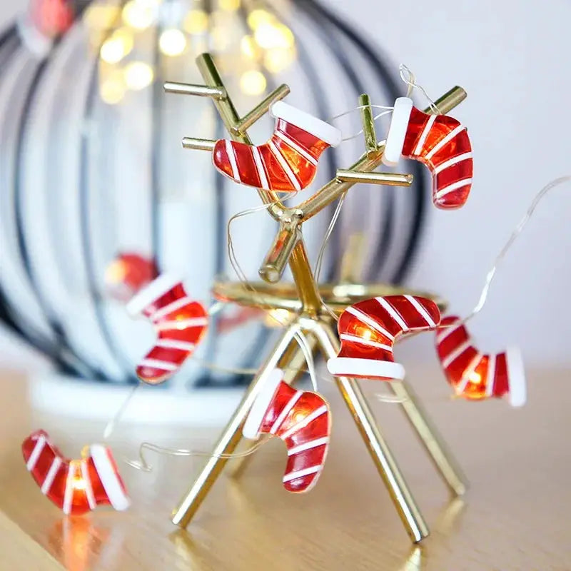 LED Fairy String Lights | 2M Length | Battery Operated | Christmas Figures