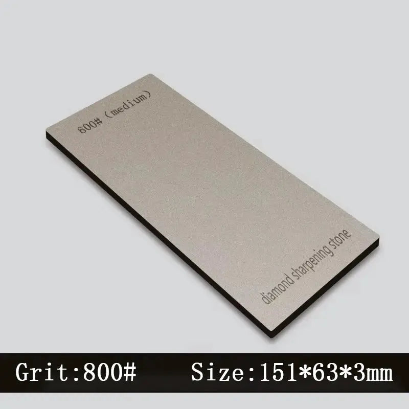 Diamond Sharpening Stone | 80-3000 Grit | 230x80mm Hard Base Non-slip