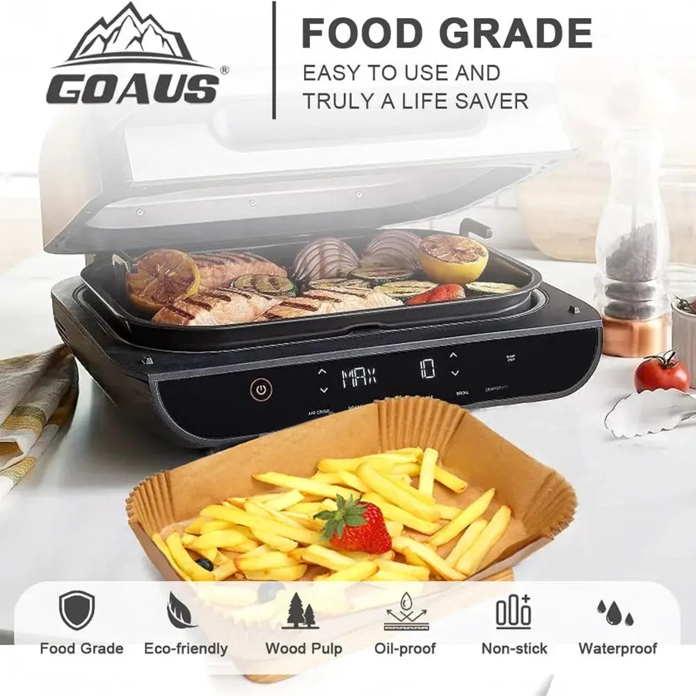 Air Fryer Parchment Paper Liners | 150 Pcs | Ninja Foodi Smart XL Compatible | FG551 DG551 IG651