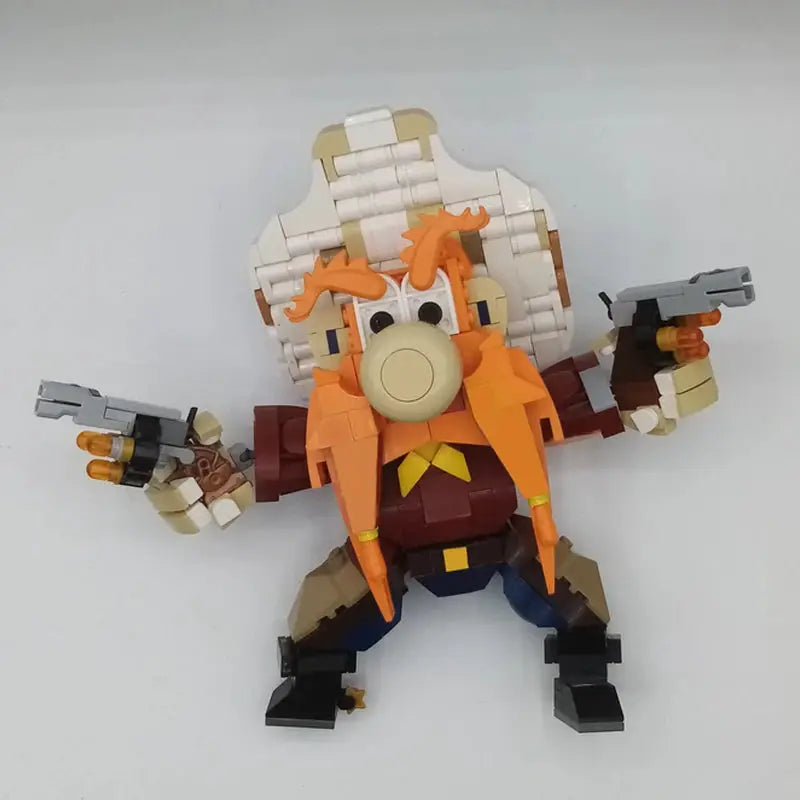 Bricklink MOC Creative Cartoon Anime Figures YOSEMITES SAM Cat and Devil Model Building Blocks Kid Toys Christmas Gift from PriceLows™