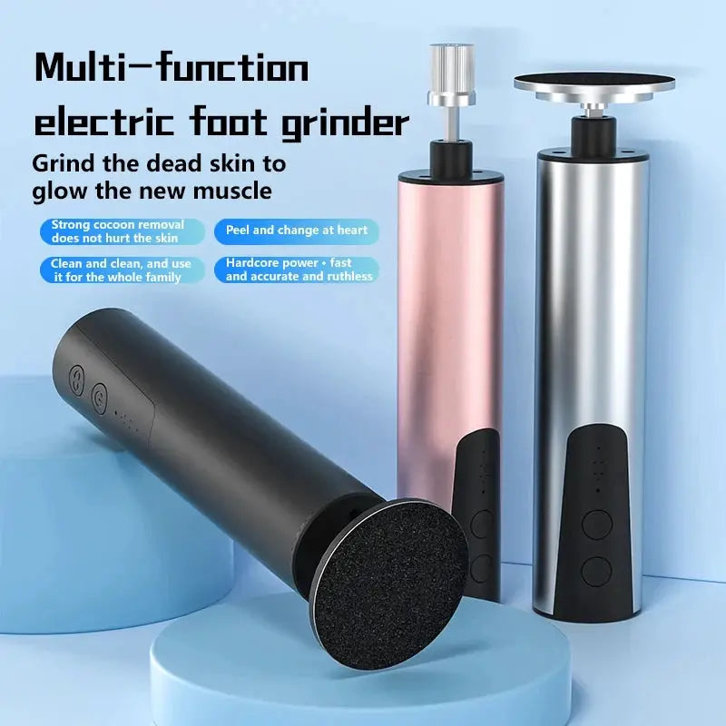 Foot Care File Electric Foot Callus Remover Leg Heels Remove Dead Skin Pedicure Tool Set and Replacement Sandpaper from PriceLows™