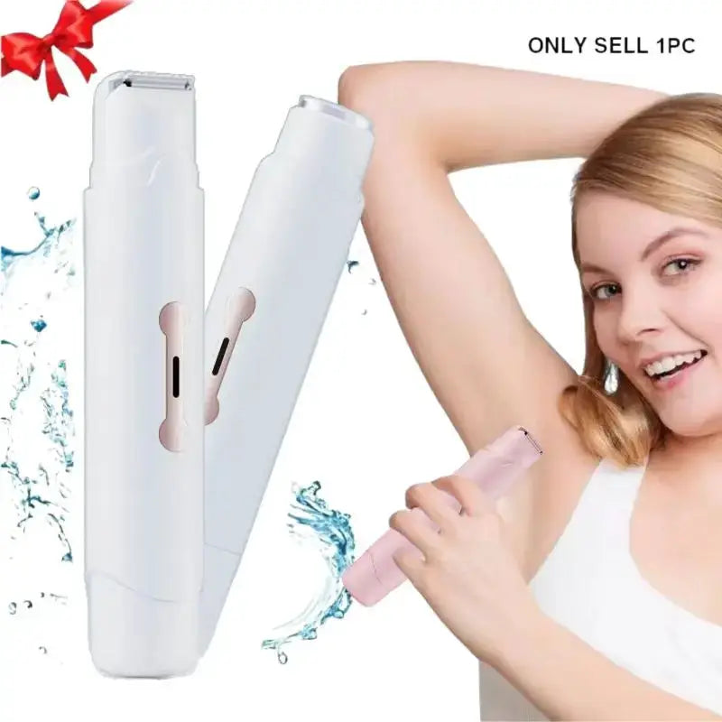 Double Head Electric Epilator | Rechargeable | Painless Hair Remover | Body & Bikini