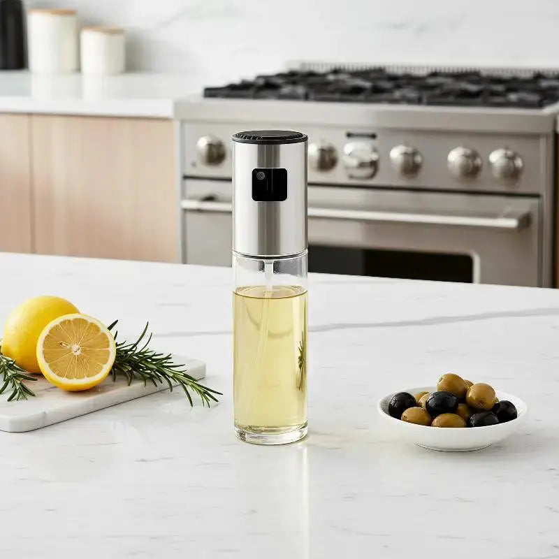 Olive Oil Sprayer | Glass Body | Stainless Steel Nozzle | One Size