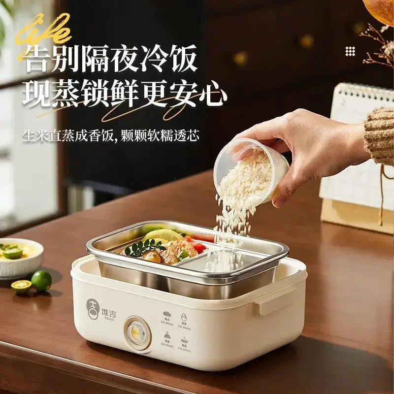 Self Heating Electric Lunch Box Portable Bento Box for Office Workers Multifunctional Heated Thermal Insulation from PriceLows™