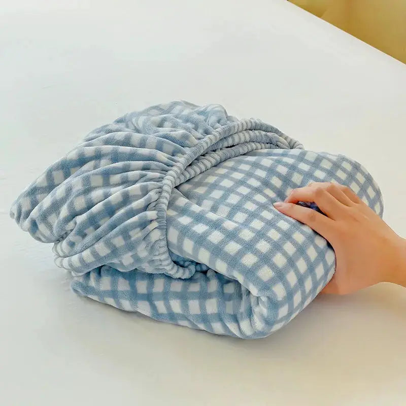 Flannel Fitted Sheet | Deep Pocket 25cm | Fade Resistant | Single To King