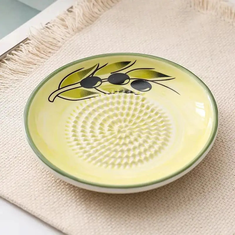 Ceramic Ginger Grater | Manual Operation | Portable Design