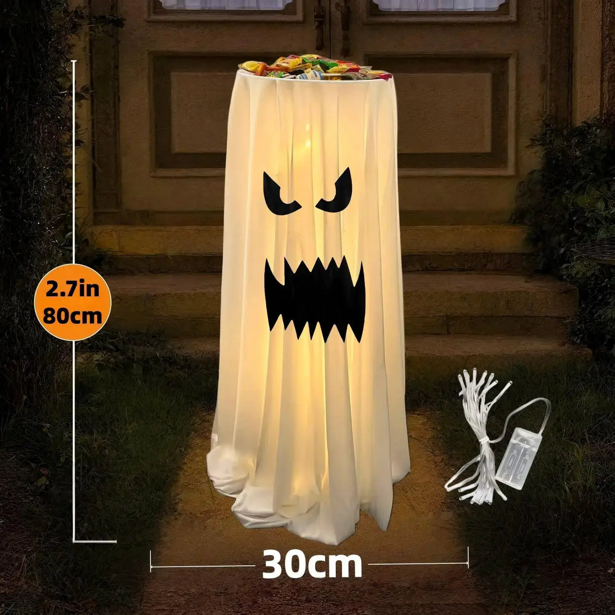 Ghost Candy Holder | Standing Design | 31.5in Height