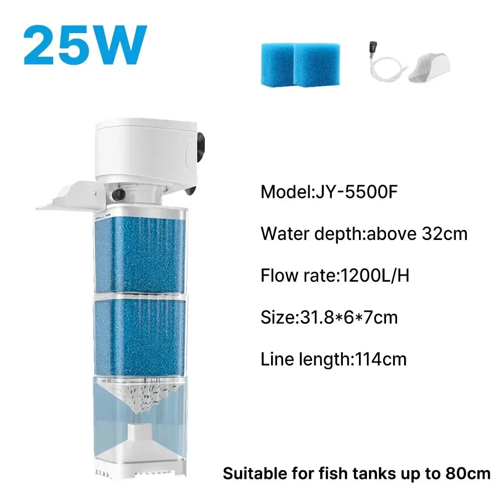 Silent 220V Aquarium Air Pump, Submersible Oxygen Aerator Filter Pump, Fish Tank Internal Wave Maker Water Pump from PriceLows™