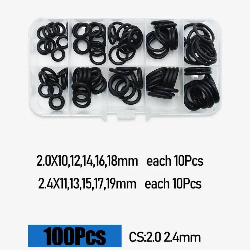 O Ring CS 1.0 1.5 to 4.0mm Sealing Washer Nitrile Rubber O-ring Faucet Plumbing Gaskets Oil Resistant High Temperature Oring Kit from PriceLows™