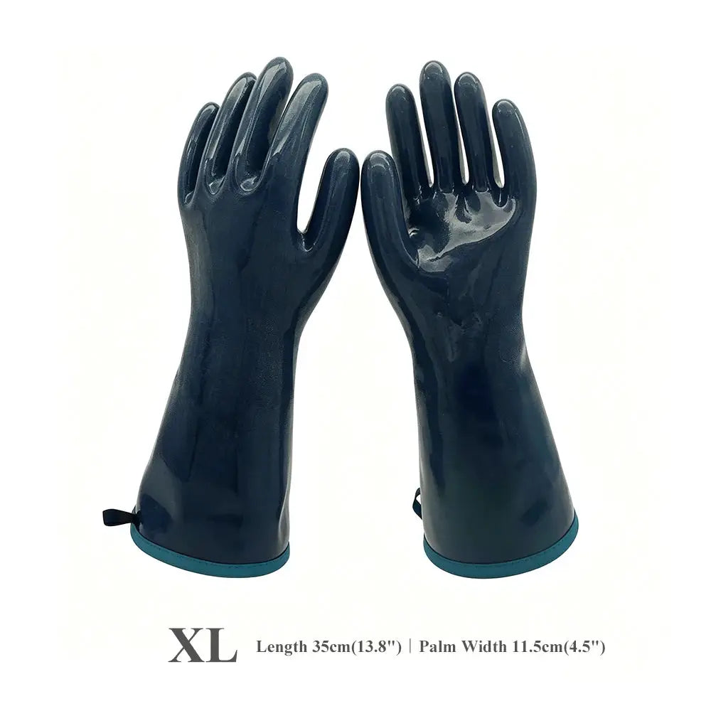 Silicone Oven Gloves | Heat Resistant | Food Grade | Extra Long 13.8in