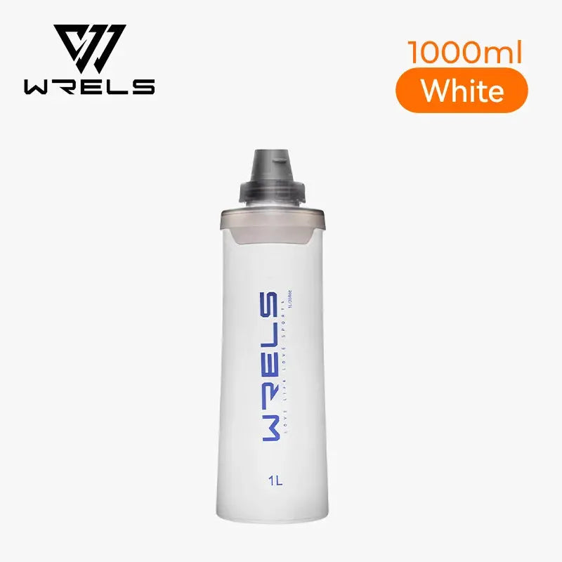 WRELS Soft Water Bottle with Filter Ultralight Collapsible Water Filter Bottle Hydrapak Soft Flask for Hiking Camping Backpack from PriceLows™