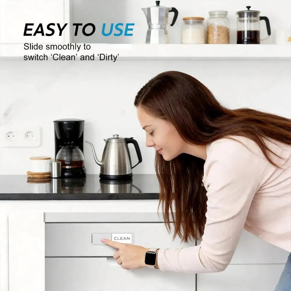 Dishwasher Magnet | Strong Magnetic Indicator | Clean Dirty Status | One Size