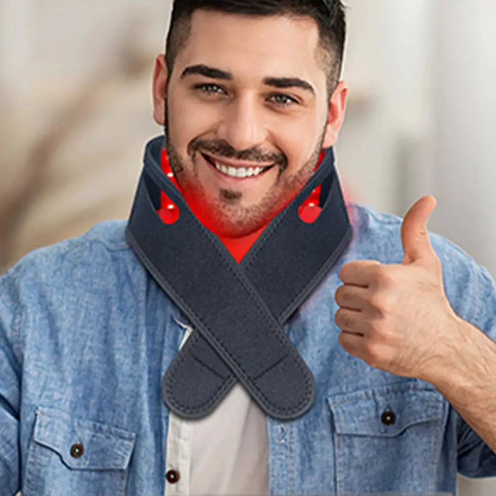 Neck Heating Wrap | 660nm Red Light | 850nm Infrared | Firming Skin Care