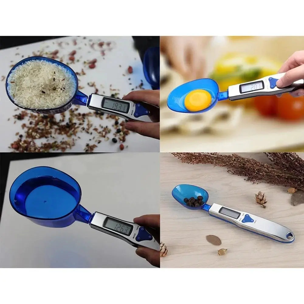 500g 0.1g Digital Scale LCD Display Kitchen Spoon Scale Electronic Measuring Spoon Scales with 3 Detachable Weighing Spoon from PriceLows™