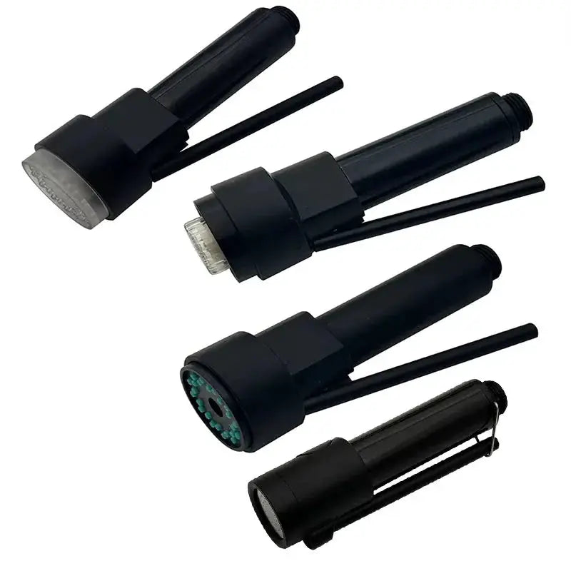 Kitchen Faucet Sprayer | Dual Spouts | Led Light | Black Brushed Chrome