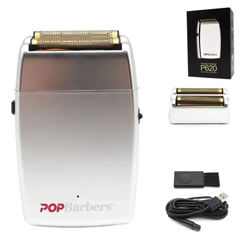 Beard Trimmer | 11000 RPM | USB Rechargeable Lithium 1400mAh | POP Barbers P620