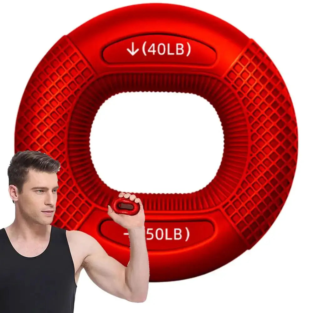 Silicone Finger Gripper Ring | Hand Muscle Strengthener | Wrist Exerciser