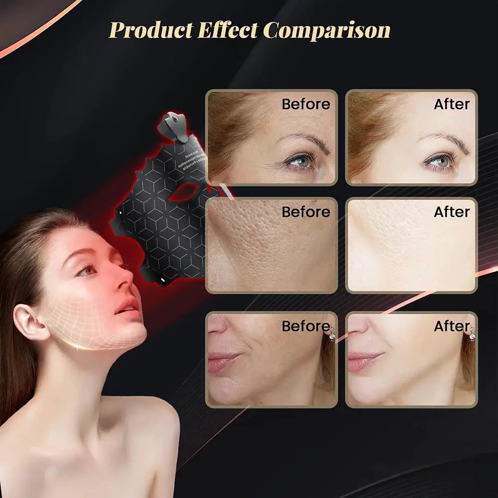 Silicone Led Face Mask Light Therapy 7 Colors Red Light Therapy Anti Aging Acne Pore Oil Control Skin Tighten Whiten Home Use from PriceLows™