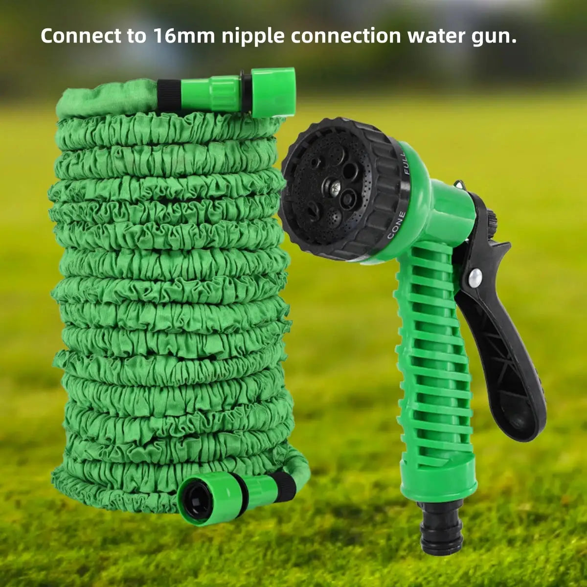25FT-200FT Expandable Magic Hose Lightweight Design Durable Materials 7 Water Spraying Functions Gun Home Garden Watering Tools from PriceLows™