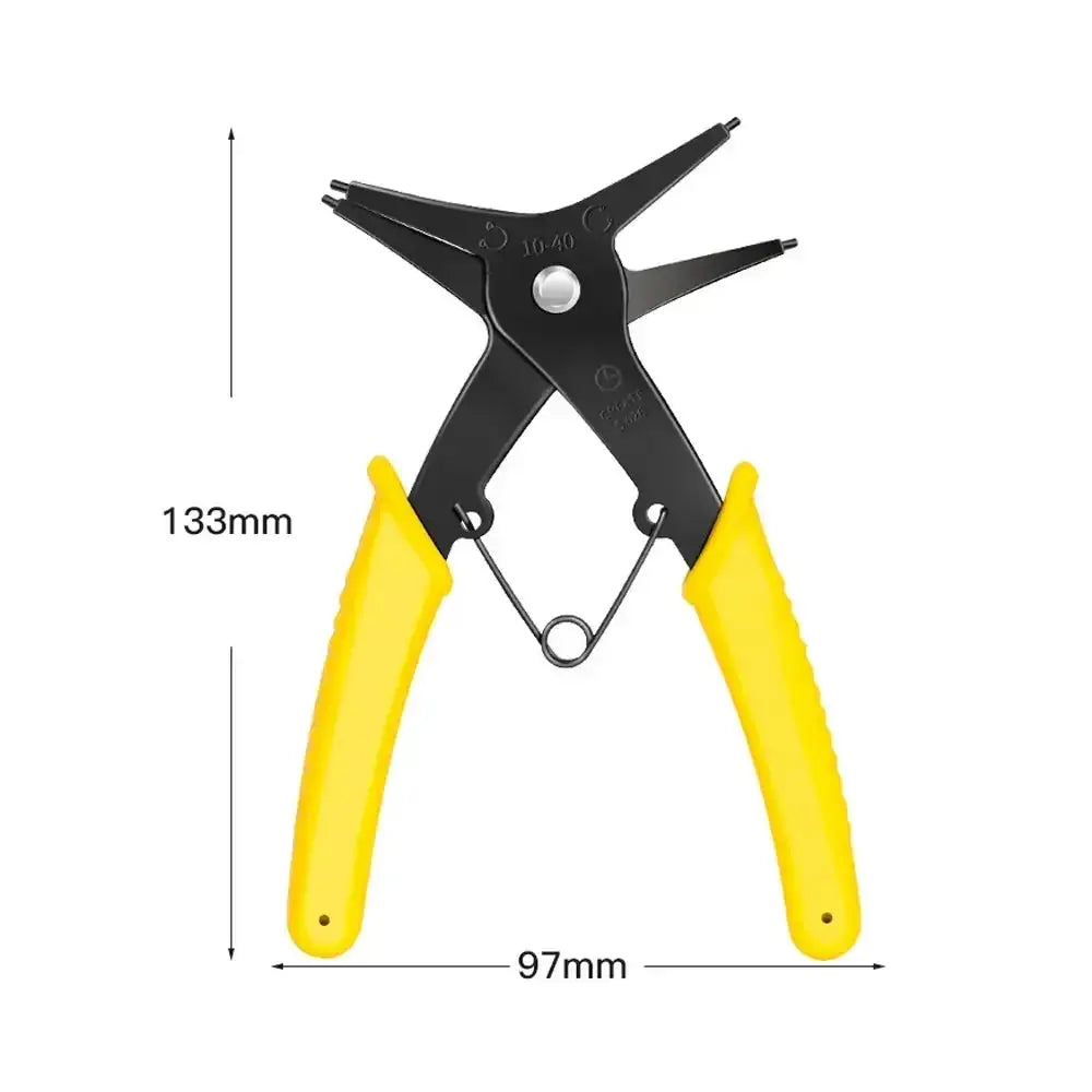 Multifunctional 2 in 1 Circlip Pliers Disassemble Assemble Snap Spring Retaining Ring Clip Circlip DIY Hand Tools from PriceLows™