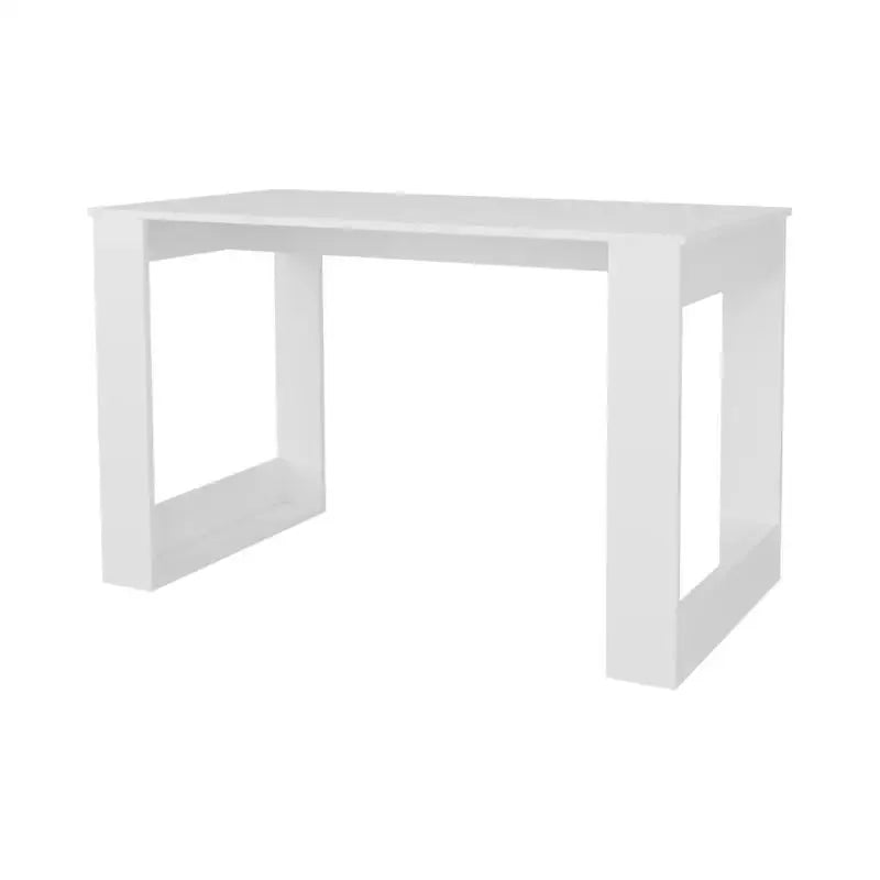 Aurora Writing Desk with Ample Surface - White Computer Workstation from PriceLows™