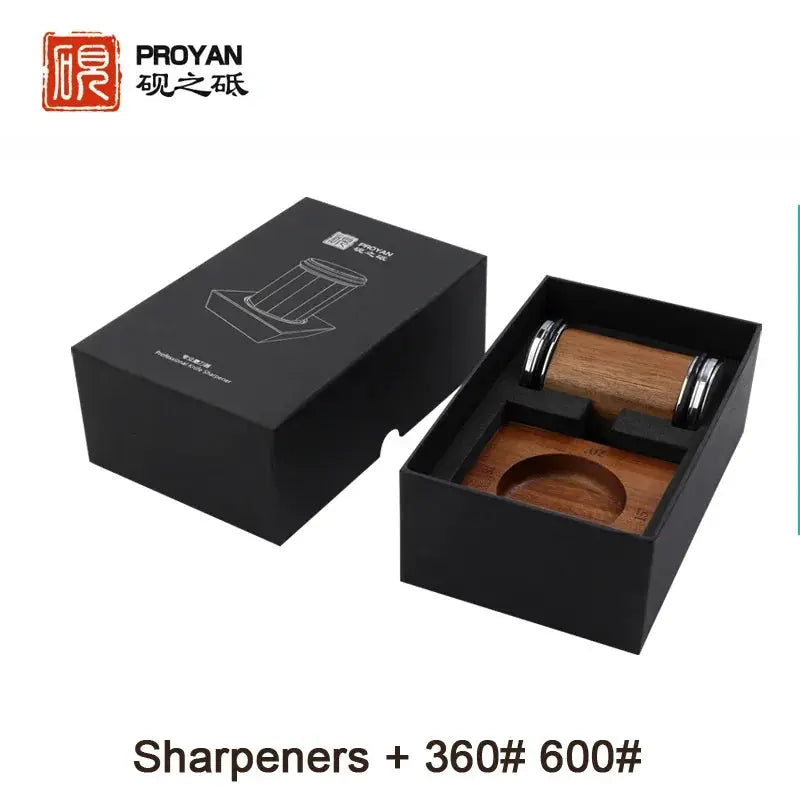 Knife Sharpener | Roller Type Fixed | Diamond Ceramic Whetstone | Grit 360-6000