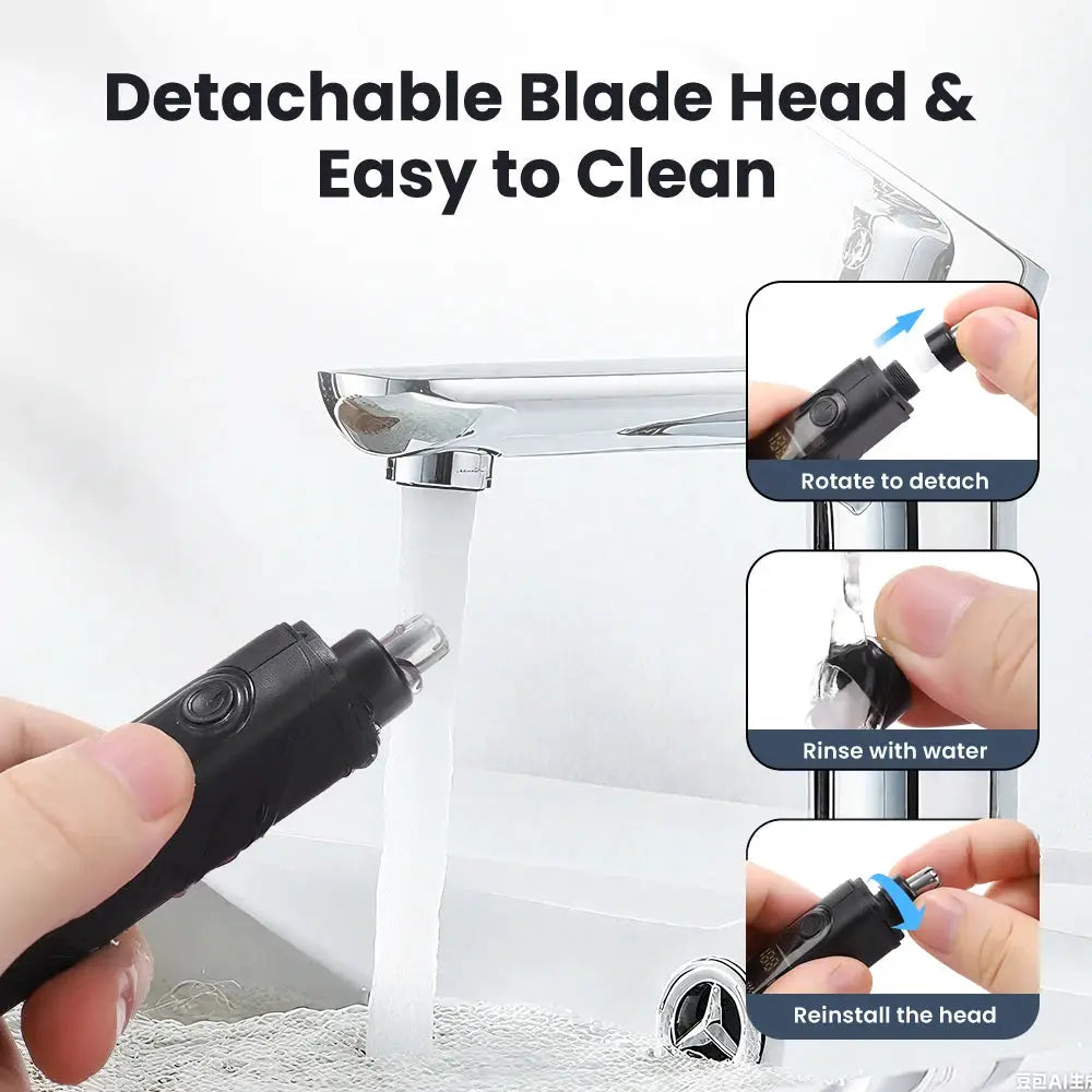 Electric Nose Hair Trimmer Mini Implement Shaver Clipper for Men Women Ear Neck Eyebrow Trimmer Shaver Man's Clean Trimer from PriceLows™